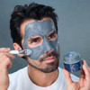 Particle Mineral Face Mask For Men Hydrating And Deep Cleansing Clay With Charcoal Aloe Vera Panthenol & Dead Sea Minerals Men'S Cleanser Refreshing Weekly Skin Care Routine 3.38 Fl Oz