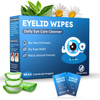 Prociv 30Pcs Eyelid & Lash Wipes For Itchy & Dry Eyes Tea Tree Oil Eyelid Wipes For Styes & Blepharitis Daily Eye Cleansing Cloths Hypoallergenic & Soothing For Sensitive Eyes Stay Hydrated Lid Wipe