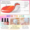 Qiufsse 6 Colors French Manicure Nail Polish KitClassic And Colorful Gel French Manicure KitSilicone French Nail Stamper With ScraperEase To Use Tip Gel Polish For Nail Art Home Diy Salon