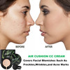 Qiufsse Mushroom Head Air Cushion Cc Cream Makeup Bb Cream Concealer Brighten Long-Lasting Oil Control And Moisturizing-Natural