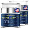 Ragkun Retinol Cream For Face Collagen Neck Creams For Tightening And Firming Anti Aging Day & Night Facial Moisturizer For Women & Men Instant Face Lift Wrinkle Cream 1.7 Fl. Oz.