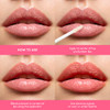 Ruby Kisses Plumping Lip Gloss Maximizer (Clear) And Pink Hydrating Voluminous Best Before Lip Gloss Or Lipstick