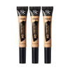 Ruby Kisses 4-In-1 Concealer Color Corrector Contour & Highlight Full Coverage Natural Finish Covers Under Eye Circles & Blemishes Hydrating & Long Lasting Formula (Warm Honey 3 Pack)
