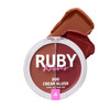 Ruby Kisses Duo Cream Blush Smooth Natural-Looking Long-Lasting Face Makeup Blush For Cheeks Lips And Eyes Buildable And Blendable Infused With Green Tea Aloe Vera Extract And Hyaluronic Acid (Rosewood)