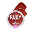 Ruby Kisses Duo Cream Blush Smooth Natural-Looking Long-Lasting Face Makeup Blush For Cheeks Lips And Eyes Buildable And Blendable Infused With Green Tea Aloe Vera Extract And Hyaluronic Acid (Rosewood)