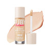 Ruby Kisses Glowy Skin Filter Foundation - All-In-1 Primer Skin Tint & Highlighter Hydrating Light Coverage With Squalane Natural Dewy Finish Luminous & Radiant Glow (Deep)