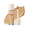 Ruby Kisses Glowy Skin Filter Foundation - All-In-1 Primer Skin Tint & Highlighter Hydrating Light Coverage With Squalane Natural Dewy Finish Luminous & Radiant Glow (Deep)