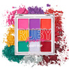 Ruby Kisses Eyeshadow Palette Highly Pigmented Eye Makeup 9 Shades Matte Shimmer Metallic Eyeshadow Palette (Creme Brulee)