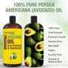 Seven Minerals New Cold Pressed Avocado Oil For Hair Skin & Face - Big 32Oz - Premium Grade & Hexane Free 100% Pure Gmo Free & Non-Greasy Carrier Oil For Natural Hair And Skincare - Great With Essential Oils