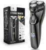 Shpavver Premium Men'S Electric Razor: Cordless Wet/Dry Rotary Shaving Gentle On Sensitive Skin Usb Fast Charging & Precision Trimmer Upgraded Chic Black Finish