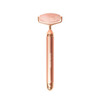 Skin Gym Rose Quartz Vibrating Face Massager Sculpt Lift And Define Beauty Tool - Face Roller With Cooling And Contouring Power - Over 6000 Vibrations Per Minute