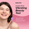 Skin Gym Amethyst Revati Vibrating Face Roller Massager For Enhancing Contours Boosting Radiance Revitalizing Face Lift Tool