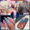 Sulily 4Th Of July Red White And Blue Glitter Stick Fourth Of July Decorations For Women Kids 4Th Of July Accessorie Patriotic Body & Hair Glitterfor Independence Day Veterans Day Memorial Day