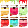 Sulily 4Pcs Bee Lip Balm Honey Pot Lip Mask Skincare Prevention Lip Dry SetStrawberry Watermelon Apple Lime Honey Lip Sleeping Moisturizing Lip Balm Mothers Day s Easter Basket Stuffers