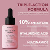 Suquato 10% Azelaic Acid Serum With Niacinamide & Hyaluronic Acid Rosacea Treatment For Face Redness Relief Blemish Relief Brightening Skincare For Rosacea-Prone Oily Or Sensitive Skin 30Ml