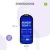 Truremedy Naturals Body Wash 2-Pack (12 Oz Each) Natural Antifungal Shower Gels - Tea Tree & Peppermint And Lavender