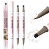 Ucanbe 2Pcs Dual-Ended Freckle Pen & Freckle Stamp - Precise 15 Curved Tip Makeup Waterproof & Smudge Proof Long Lasting Faux Freckles Pencils (03 Chestnut)