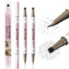 Ucanbe 2Pcs Dual-Ended Freckle Pen & Freckle Stamp - Precise 15 Curved Tip Makeup Waterproof & Smudge Proof Long Lasting Faux Freckles Pencils (03 Chestnut)