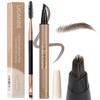 Ucanbe Brow-Fection Angled Brush Eyebrow Pen Liquid Microblading Eyebrow Pencils For Women Wild Natural Brow Pen For Realistic Hair-Like Brows Easy To Color Waterproof Lasts All Day Ash Brown 0.02 fl.oz