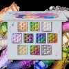 Ucanbe Chameleon Multichrome Eyeshadow Palette 10 Colors Shifting Chromatic Sparkling Metallic Eye Shadow Multi-Use Blendable Holographic Glitter Shimmer Eye Makeup Palllet (Lunar Mirage)