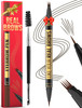 Vevivia Beauty Eyebrow Pen - Microblading Eyebrow Pencil With Micro-Fork Tip & Precision Tip For Natural Brows Eyebrow Pencils For Women Dual-Ended Brow Brush Waterproof Dark Brown
