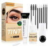 Weilnell Eyelash & Eyebrow Color Kit Professional Instant Black Lash & Brow Color Kit Eye Lash & Eye Brow Coloring Set With Natural Bushy Results Easy To Use & Salon At Home 7Ml (Black)
