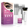Weilnell Eyelash & Eyebrow Color Kit Professional Instant Black Lash & Brow Color Kit Eye Lash & Eye Brow Coloring Set With Natural Bushy Results Easy To Use & Salon At Home 7Ml (Black)