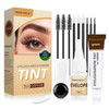 Weilnell Eyelash & Eyebrow Color Kit Professional Instant Dark Brown Lash & Brow Color Kit Eye Lash & Eye Brow Coloring Set With Natural Bushy Results Easy To Use & Salon At Home 7Ml (Dark Brown)