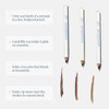 Wonderskin Eyebrow Pencil - Sharpenable Brow Pencil For Natural Looking Brows Brown Eye Makeup Long Lasting Eyebrow Pomade (Dark Brunette)