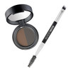 Wunderbrow Soft Brow Define & Fill Powder Duo Includes Dual Ended Brush Vegan And Cruelty Free (Brunette)