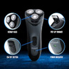 Xtreme Barbasol Rotary Shaver Rechargeable Electric Rotary Shaver With Stainless Steel Blades Pop-Up Trimmer Wireless Cordless Electric Razor Close Shave Full 8 Hour Charge Provides 45 Minute Run-Time
