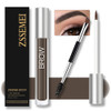 Zssemei Waterproof Eyebrow Gel For Long Lasting Highly Tinted Liquid Eye Brow Makeup Sweatproof Natural (Brunette)