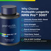 ProHealth NMN Pro 300 (30 Capsules) Clinically Studied Uthever® NMN. NAD+ Precursor for Cellular Energy Mitochondrial Support & Healthy Aging. USA Manufactured Triple Lab-Tested