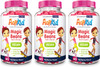 3X Actikid Magic Beans Vegan Multi-Vitamin 60X Red Berries Flavour | Gelatin Free | Kid'S Vitamin | Immune System
