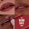 MAYBELLINE Serum Lipstick Hydrating Lip Makeup with 8HRs of Lip Plumping Moisture with Hyaluronic Acid + Oil Blend Blind Date