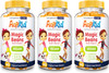 3X Actikid Magic Beans Vegan Multi-Vitamin 60X Tropical Twist Flavour | Gelatin Free | Kid'S Vitamin | Immunity Support