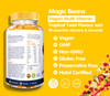 3X Actikid Magic Beans Vegan Multi-Vitamin 60X Tropical Twist Flavour | Gelatin Free | Kid'S Vitamin | Immunity Support