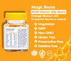 Actikid Magic Beans Multivitamin 45X Orange Flavour, Gelatine Free, Vitamins For Children, Immune System Booster, Halal