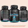Health Dose Triple Magnesium Complex 1000 mg | L-Threonate, Bisglycinate, Citrate & Malate Blend | Support for Muscle Relaxation, Sleep & Cognitive Function | 120 Capsules | All-in-One Formula