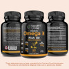 Health Dose Omega 3 Fish Oil 2000mg – Lemon-Flavored Softgels with EPA 800mg & DHA 600mg for Brain, Heart, and Wellness Support – Easy-to-Digest, No Fish Burps – 120 Softgels, 2-Month Supply