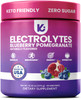 Keppi Electrolytes Powder – Blueberry Pomegranate Flavor 50 Servings – No Sugar Hydration Supplement with Potassium, Magnesium, Sodium – Keto, Vegan, Fasting-Friendly, Zero Calorie Electrolyte Drink