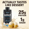 PEScience Select Protein Shake RTD, 25g Whey and Casein Blend, High Protein Drink, Gluten Free, Keto Friendly, 0g Sugar, Low Carb Ready to Drink Meal Replacement, Vanilla Cupcake - Pack of 4