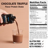 PEScience Select Protein Shake RTD, 25g Whey and Casein Blend, High Protein Drink, Gluten Free, Keto Friendly, 0g Sugar, Low Carb Ready to Drink Meal Replacement, Chocolate Truffle - Pack of 4