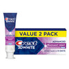 Crest 3D White Advanced Teeth Whitening Toothpaste Radiant Mint 3.3 oz Pack of 2