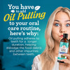 GuruNanda CocoMint Oil Pulling Mouthwash for Complete Oral Hygiene, 7 Essential Oils & Vitamins for Happy Teeth & Gums & Fresh Breath , Alcohol-Free, 8 oz