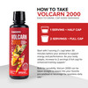 Volcarn 2000 - L-CARNITINE Pre-Workout & Fat Burner - Boost Energy Burn Fat & Enhance Focus - Advanced Energy L-Carnitine Liquid ATP Enhancer with GBEEC - 32 Servings (Tropical Blast)