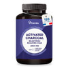 Activated Charcoal Capsules for Bloating & Gas Relief 2000mg - 120 Vegan Capsules - Digestive Support Supplement - Natural Coconut Charcoal - Detox & Flat Stomach - Gluten & Lactose Free - Vitavea