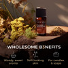 Gya Labs Australian Sandalwood Essential Oil - 0.34 Fl Oz - for Hair Skin Diffuser Aromatherapy & DIY Candle Making Scent