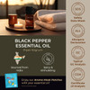 Gya Labs Black Pepper Essential Oil - 0.34 Fl Oz - for Hair Skin Diffuser Aromatherapy & DIY Candle Making Scent