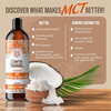 GuruNanda MCT Oil Pulling Mouthwash for Gentle & Natural Oral Care, Pure Coconut Oil Extracts, Unflavoured, Odorless, & Colorless, Alcohol-Free, 8 Oz